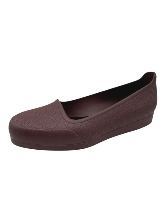 Gucci Shoes Men 9 Burgundy Diamante Rubber Overshoe Cover‎ Loafers Luxury Preppy